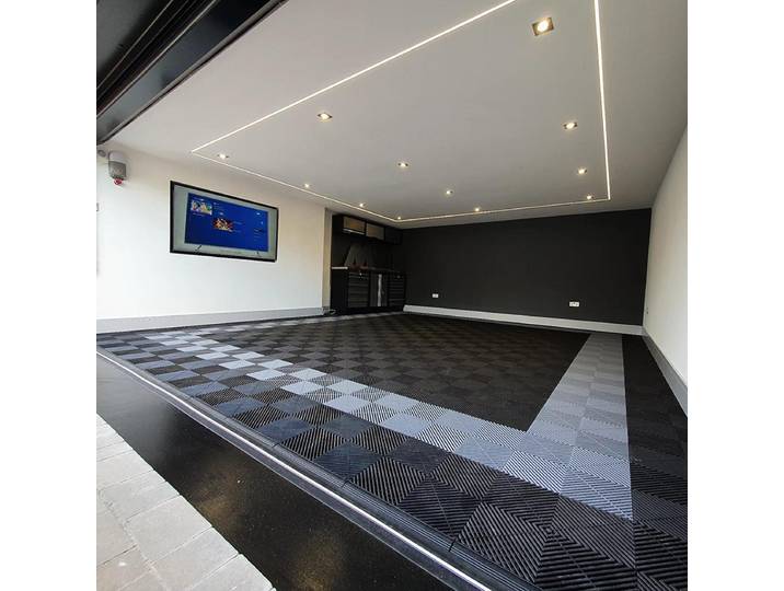 Nouveau modèle de carrelage de Garage en PVC PP, revêtement de sol en vinyle pour atelier et entrepôt, carrelage de sol de Garage en plastique Durable