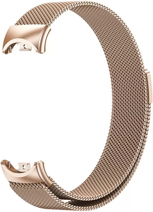 INF Magnetisches Metallarmband kompatibel mit Xiaomi Band 8/9/10 - Offizieller Stil Roségold