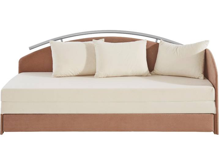 Schlafsofa MAINTAL, braun (cappuccino), Sofas, Schlafsofa