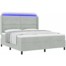 vidaXL, Boxspringbett, Wamelum (Knopfheftung) (180 x 200 cm)
