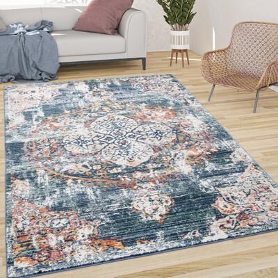Paco Home Vintage Rug Oriental Design with Modern Ornaments Multicolor