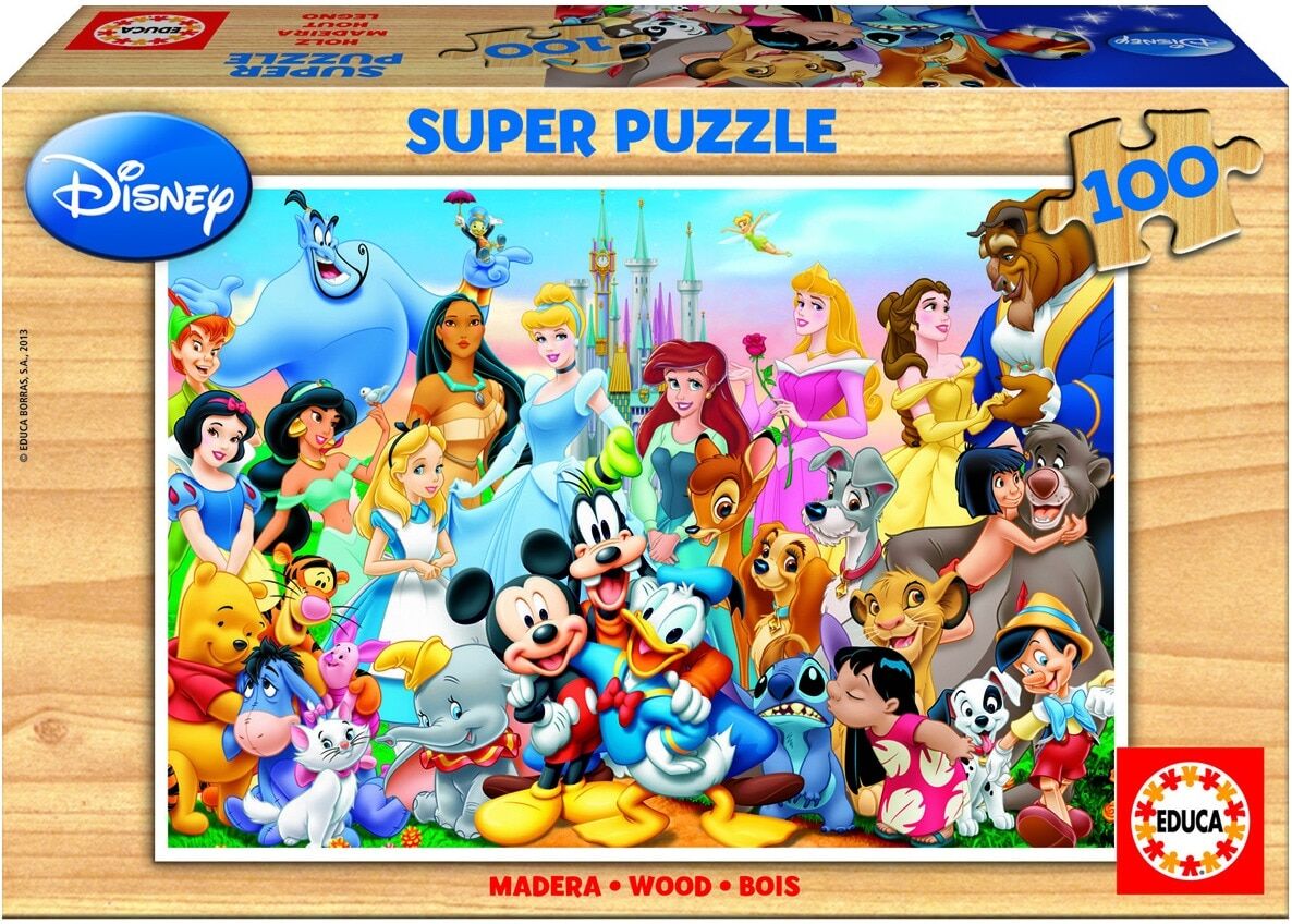 Educa Borrás Educa 100: Puzzle Disney Princess.