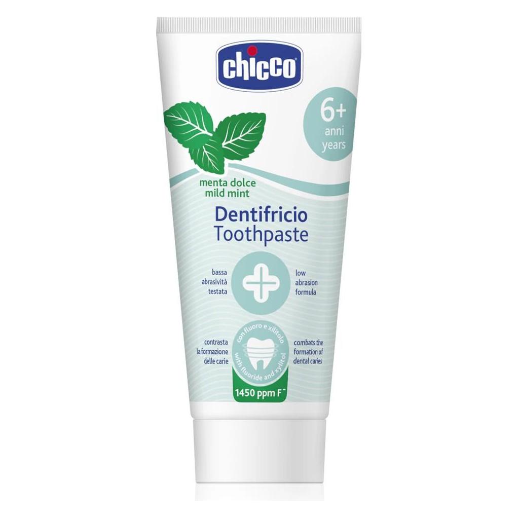 Chicco Zahnpasta milde Minze, MIT Fluorid 1450ppm, 50ml - 6y+ (50 ml) (00012102000000)