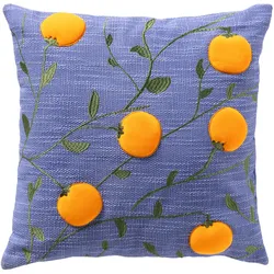 Dutch Decor Kissenhülle 'Mandarin' 45 x 45 cm Pale Iris - Lila