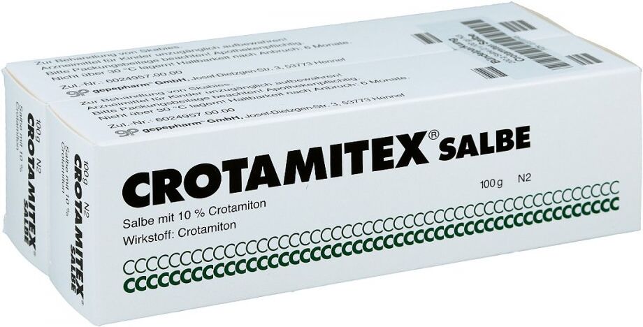 Crotamitex Salbe zur Krätze Behandlung