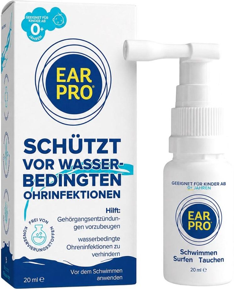 Ear Pro Ohrenspray Schutz Schwimmen Tauchen Surfen