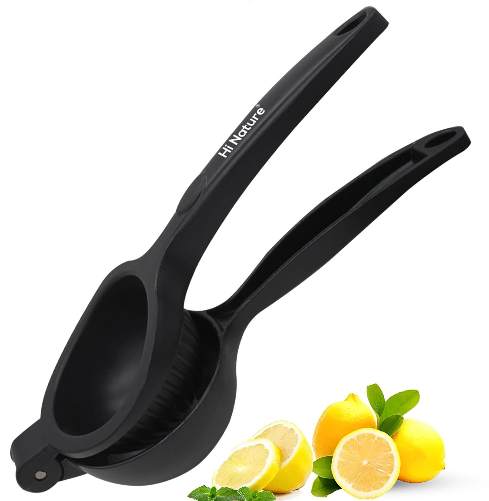 Dripio Handmatige Citruspers van Zinklegering, Zwart