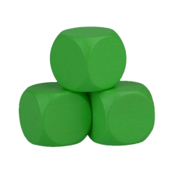 Halmakegel.com Blankowürfel - 30mm - grün 257441