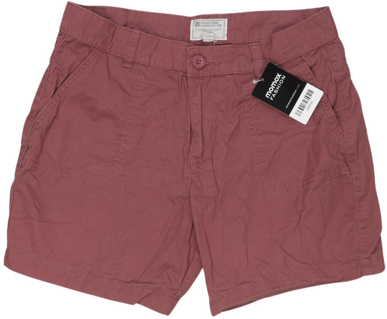 Mountain Warehouse Damen Shorts, Bordeaux, Gr. EU 38, Baumwolle - Second Hand