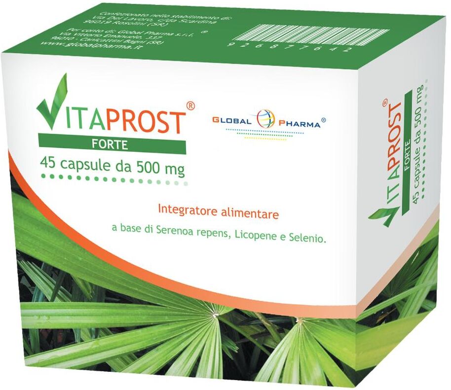 GLOBAL PHARMA Srl Vitaprost Forte, 45 Capsule