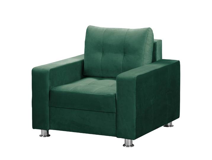 Fauteuil Upwell II Vert/Vert foncé Microfibre Sans repose-pieds 98 x 96 x 90cm