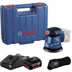Bosch Professional, Schleifmaschine + Poliermaschine, Exzenterschleifer GEX 185-LI (Exzenterschleifer)