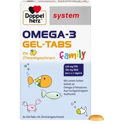Doppelherz Omega-3 Family Gel-Tabs system