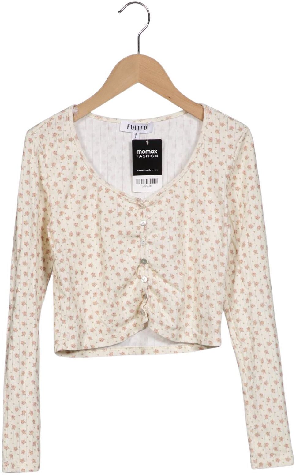Edited THE Label Damen Strickjacke, Cremeweiß, Gr. EU 38, kein / Etikett - Second Hand