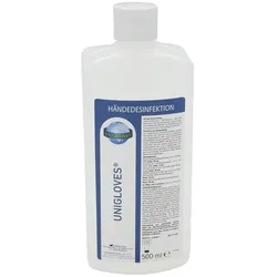 UNIGLOVES Händedesinfektion - 12 x 500 ml - Handdesinfektion