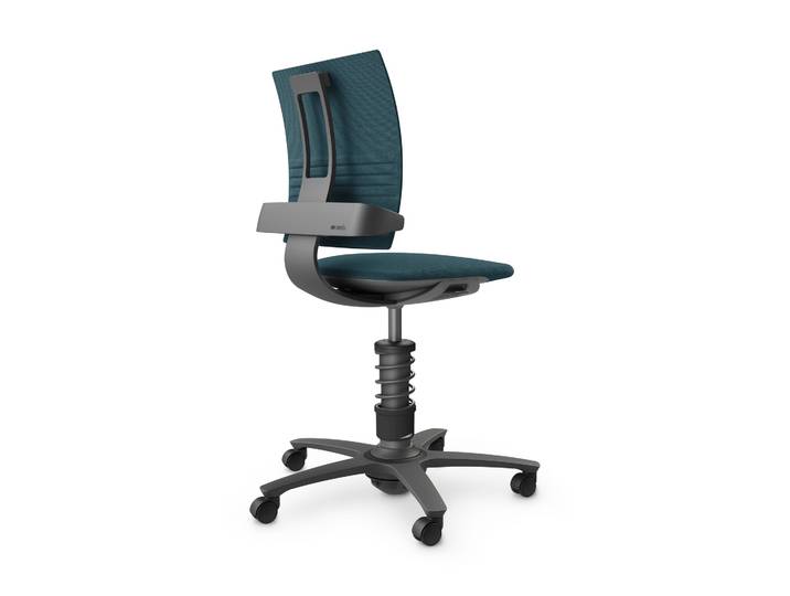 nv without armrests, Blue/Black, New, Ergonomic chair - ideal for flexible working