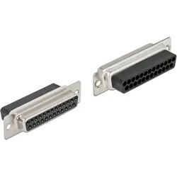 DELOCK D-Sub 25 Pin Crimp Buchse, Metall, 4 Stück