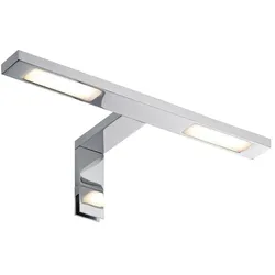 Paulmann LED Galeria Spiegel- und Aufschrankleuchte DOUBLE HOOK, IP44, 6.4W 2700K 560lm 100°, Chrom PAUL-99385