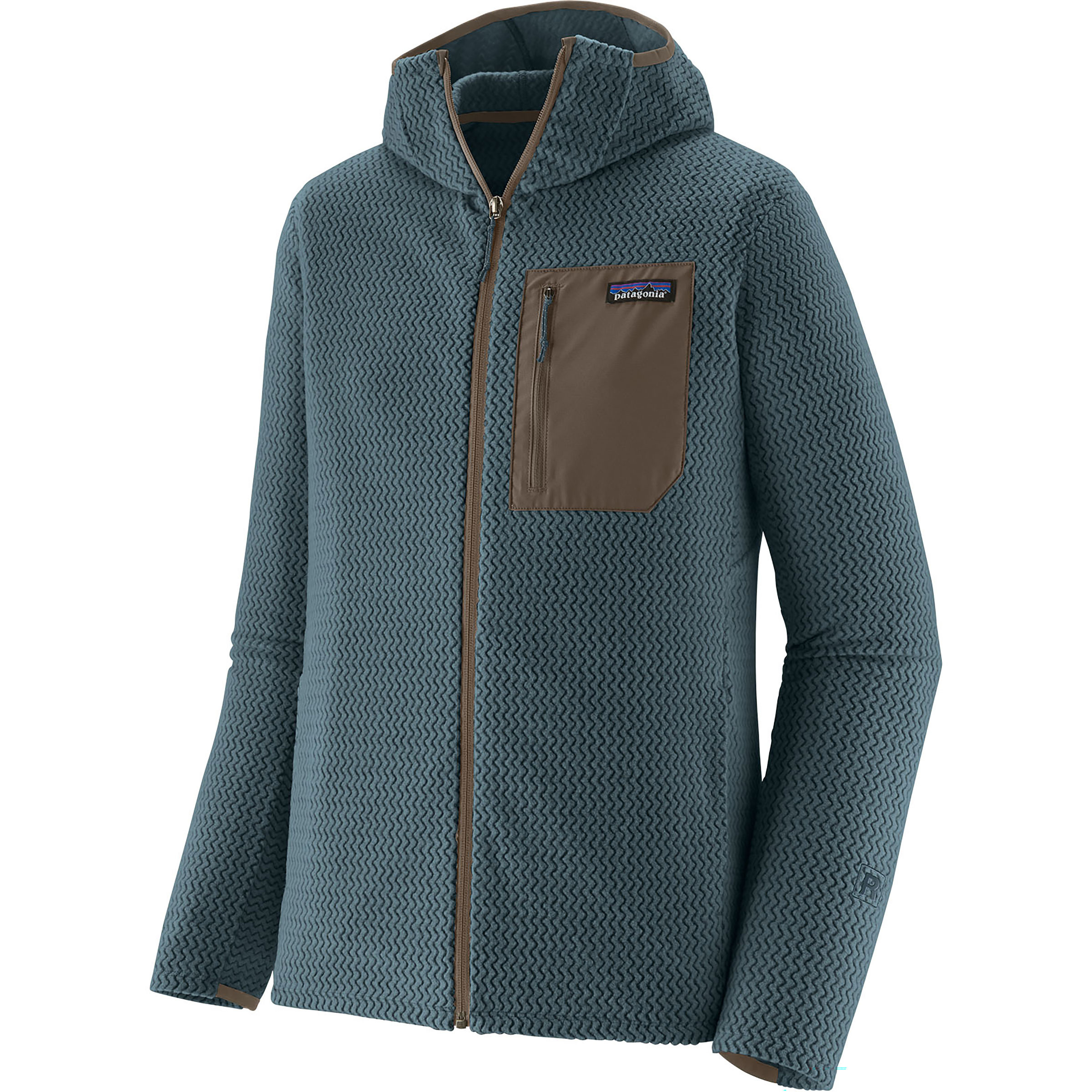 Patagonia R1 Air Herren Fleecejacke grau Größe L Trekking Atmungsaktiv