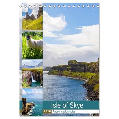 Isle of Skye - Raues Inselparadies (Tischkalender 2026 DIN A5 hoch), CALVENDO Monatskalender