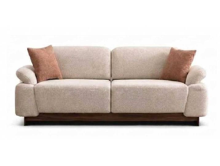 JVmoebel Sofa Sofa beige Kissen neu modern Minimalismus Wohnzimmer gemütlich, 1 Teile, Made in Europa