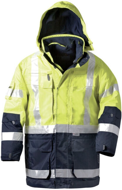 Elysee Parka de sécurité Jekyll, T. S, jaune/bleu