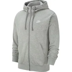 NIKE Sportswear Club French Terry Kapuzenjacke dark grey heather/matte silver XXL