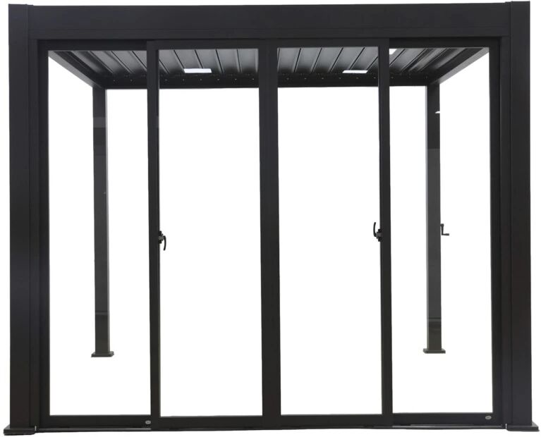 EuroGarden SET 4 PORTE VETRO SCORREVOLI 3M ATENA GRIGIO