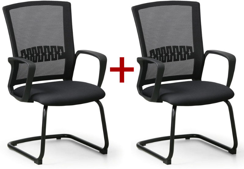B2B Partner Konferenzstuhl ROY 1+1 GRATIS, schwarz