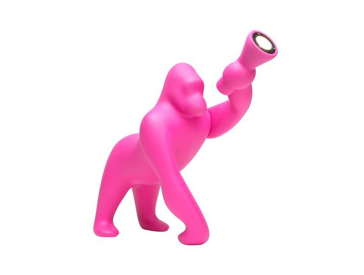 QEEBOO lampe de table KONG XS (Fuchsia - Polyéthylène)