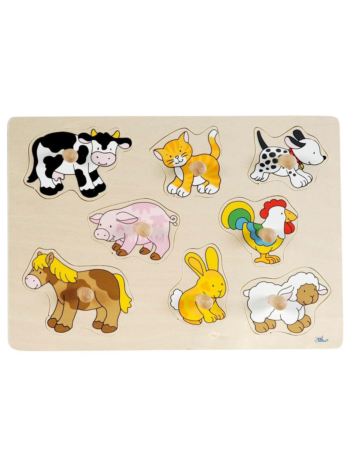 Goki Bubble Puzzle Animals Holz