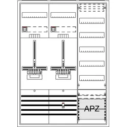 Striebel & John DA37QG Komplettschrank, Aufputz, Dreipunkt, A37 2Z1V5A2 2CPX054281R9999