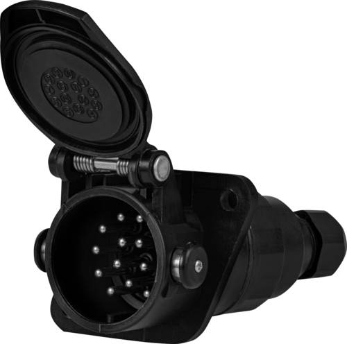 SecoRüt ES061 Anhänger-Steckdose [Klemmen - Stecker 15polig]