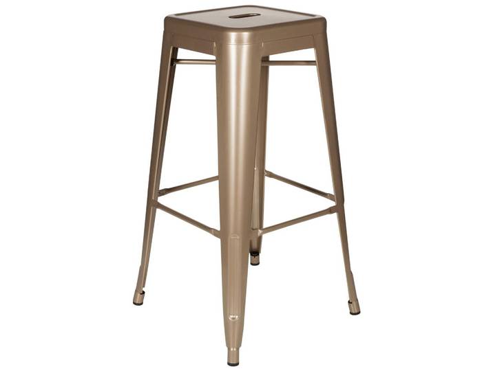 Barhocker Vantaggio High stapelbar Champagner