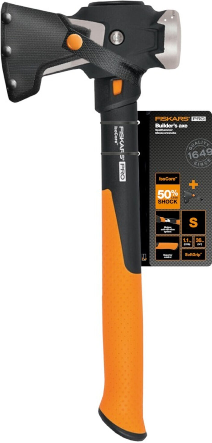Fiskars Bauaxt S 1,1 kg/36 cm Pro IsoCore (1062936)