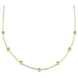 Boccia 08075-04 Damen-Halskette Titan Goldplattiert mit Diamanten