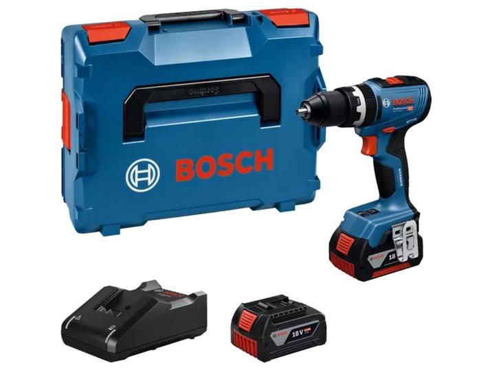 Akku-Schlagbohrschrauber GSB 18V-65, 2 x Akku GBA 18V 5.0Ah in L-BOXX