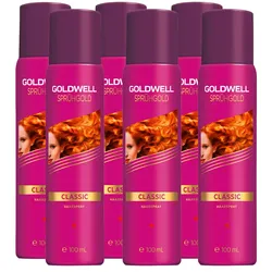 600ml Goldwell Sprühgold Classic Haarspray Mini Set (6 x 100ml)