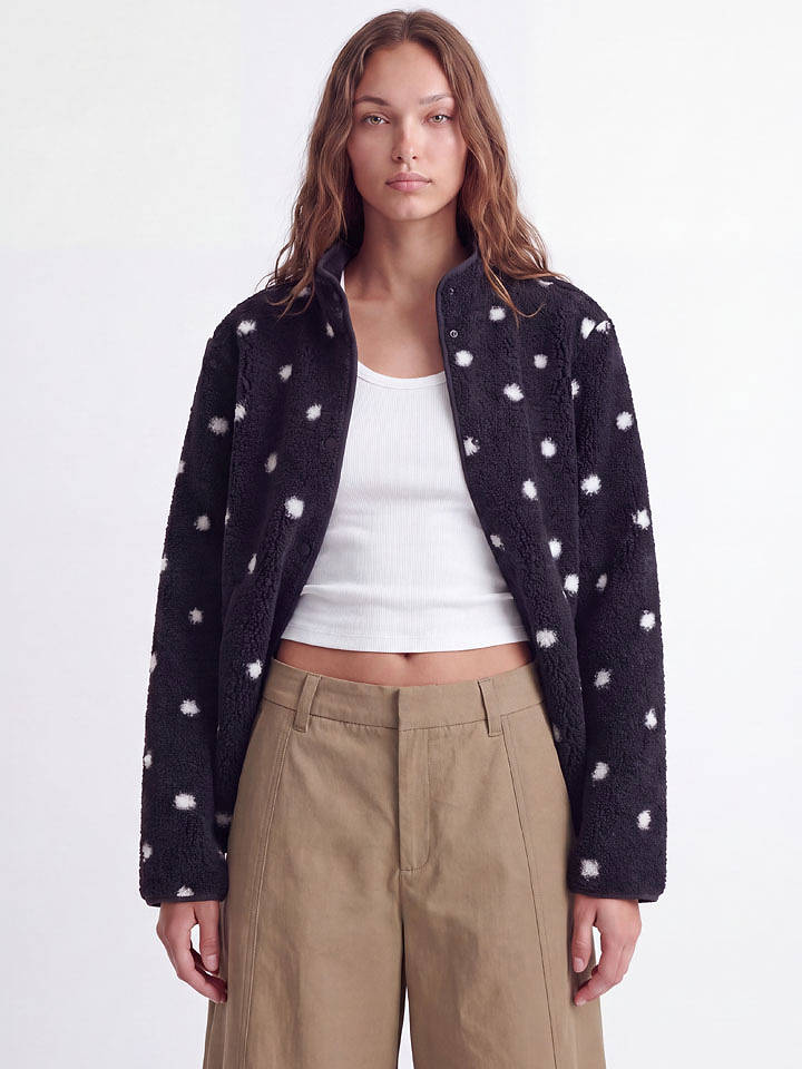 JJXX Teddyjacke in Schwarz - L