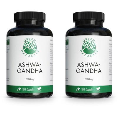 Green Naturals Ashwagandha 2500mg hochdos.veg.Kps. 2x 2x180 St Kapseln