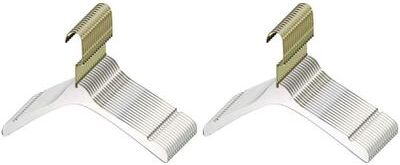 YBM Home Quality Acrylic Clear Hangers