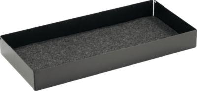 Durable EFFECT Schublade für Monitorständer EFFECT, Tragkraft bis 5 kg, mit Einlage aus 60 % PET-Filz, B 468 x T 221 x H 53 mm, schwarz