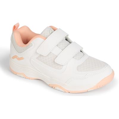 Hallenschuh PRO TOUCH "KI.-INDOOR-SCHUH REBEL IV VLC J", Mädchen, Gr. 39, weiß (weiß, orange light), Synthetik, Schuhe Hallenschuh