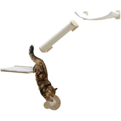 Kerbl Kletterwand Alps (50 cm, Beige, Natur, Weiss), Katzenbaum