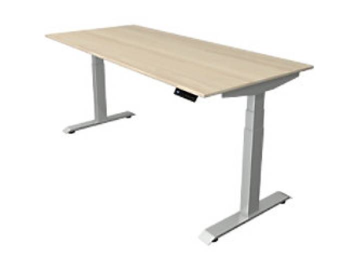 Kerkmann Move4 Elektronisch Höhenverstellbar Sitz-Stehschreibtisch Ahorn T-Fuß 1.800 (B) x 800 (T) x 1.290 (H) mm Holz, Metall