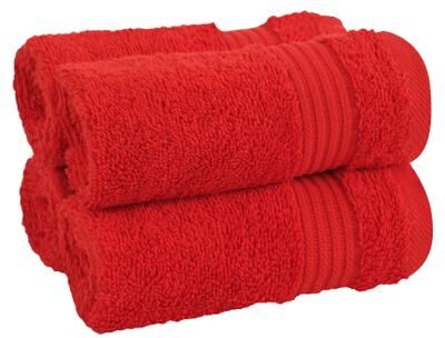 American Soft Linen Bekos 4 Pack Washcloth Set, 100% Cotton Washcloth Hand Face Towels for Bathroom and Kitchen