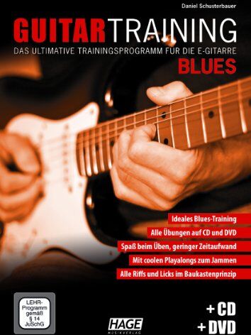 Daniel Schusterbauer - Guitar Training Blues + CD + DVD: Das ultimative Trainingsprogramm für die E-Gitarre - Preis vom 02.10.2026 23:42:20 h