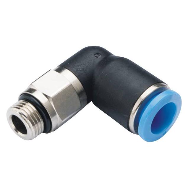 Tru Components Winkelverbinder GPL8-G02 Rohr-Ø: 8 mm Gewinde-Mass: G1/4" 1 St (TC-10462760)
