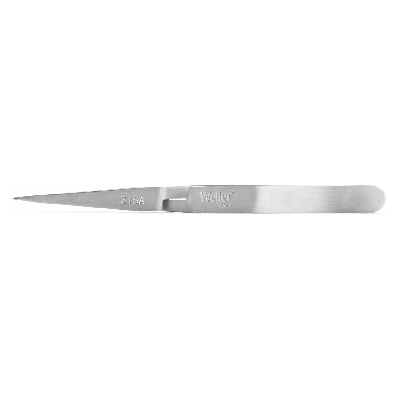 Weller Erem Präzisionspinzette Für Filigrane Standardanwendungen, Spitz, Edelstahl 125mm (31SA)