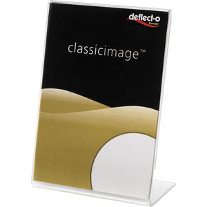 Deflecto Tischaufsteller 480901, A7, aus Kunststoff, L-Form, einseitig